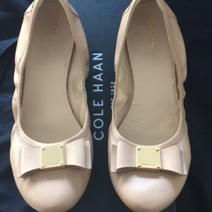 Cole Haan Tali Bow Ballet Flats 7.5 with Box